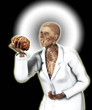 Brain In Hand Of X Rayed Doctor