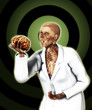 Brain In Hand Of X Rayed Doctor