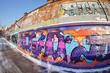 bunte Wand
