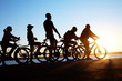 Photo: group on bicycles group on bicycles