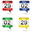 set of calendars