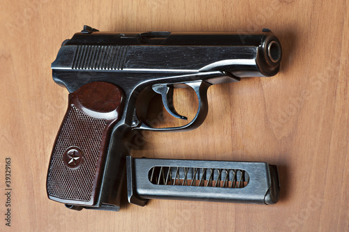 Photo: russian 9mm handgun PM (Makarov) russian 9mm handgun PM (Makarov)