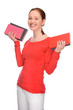 Young woman with books