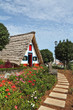 Cosy chalet and garden with  flower beds