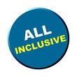 Button rund blau - All inclusive