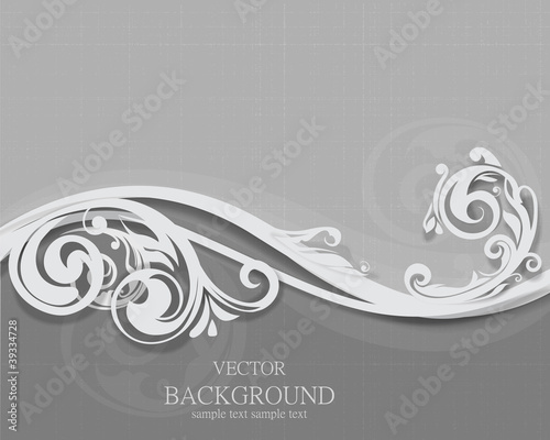 Vector: Vector Floral Border Design Vector Floral Border Design