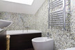 Bagno, sanitari, mosaico