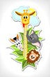 scale with merry animals