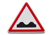 Panneau de danger ' Cassis ou dos d'âne '