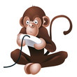 GAmer monkey mascot
