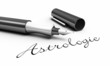 Astrologie - Stift Konzept
