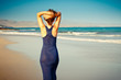 Young woman on the beach