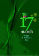 Vector of green hats and shamrocks for St. Patrick's Day Vector of green hats and shamrocks for St. Patrick's Day