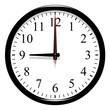 Horloge - 9 heure précise