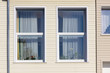 Photo: Standard windows in mass plastic house Standard windows in mass plastic house