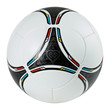 Stylish football - soccer ball on white background