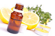 Essential oil and lemon