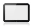 Tablet Computer With Blank Screen Isolated