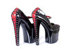 High heeled fetish platform shoes