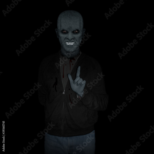 Illustration: Evil in the darkness Evil in the darkness