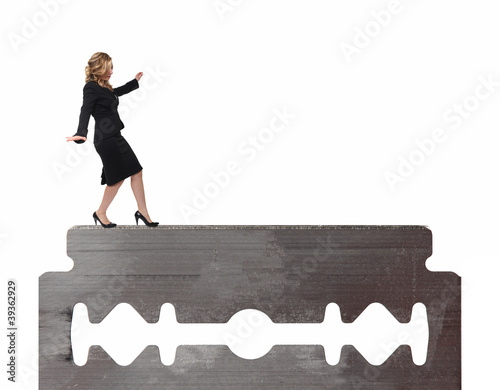 Photo: woman on blade woman on blade