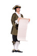 Young man in a historical costume