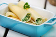 Cannelloni ze szpinakiem i ricottą