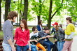 Photo: Group of people outdoor. Group of people outdoor.