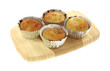 Four Blueberry Muffins Cutting Board Four Blueberry Muffins Cutting Board