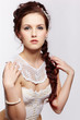 beautiful retro girl