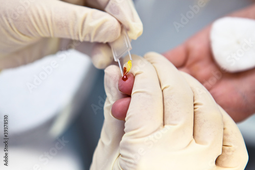 Photo: Blood test Blood test