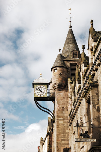 Photo: Canongate Tolbooth's Clock, Royal Mile, Edinburgh Canongate Tolbooth's Clock, Royal Mile, Edinburgh