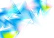 Abstract background with blue triangles. Vector illustration.