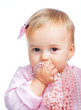 Photo: Portrait of an adorable baby girl Portrait of an adorable baby girl