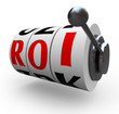 ROI Return on Investment Slot Machine Wheels