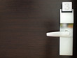 Door with security lock
