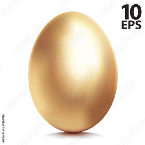 Vector: Golden egg. Vector illustration Golden egg. Vector illustration