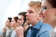 group of students in classroom