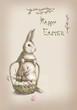 Easter a rabbit