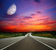 asphalt road