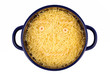 Human face from macaroni
