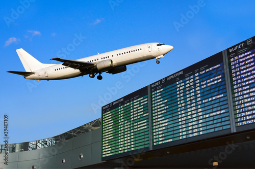 Foto: Airport flight information Airport flight information
