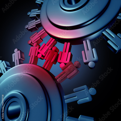 Illustration: Business Teamwork Business Teamwork