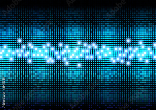 Illustration: Digital pixels color display Digital pixels color display