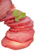 embutido de carne aislado en fondo blanco embutido de carne aislado en fondo blanco