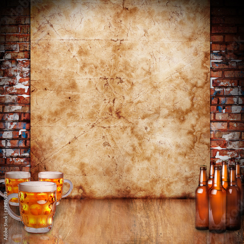Illustration: beer background beer background