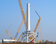 Construction d'une éolienne offshore