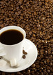 cup of coffee at beans