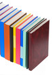 pile of new books isolated on white pile of new books isolated on white