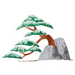 Tree on the stone